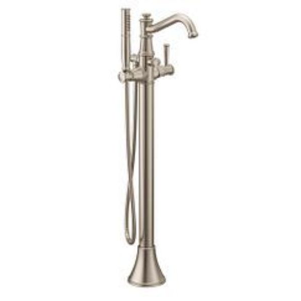 Moen One-Handle Tub Filler Includes Hand Shower Brushed Nickel 9025BN